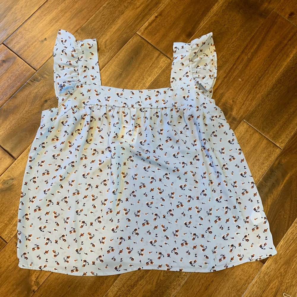 NWT Pleione Ruffle Tank Small
